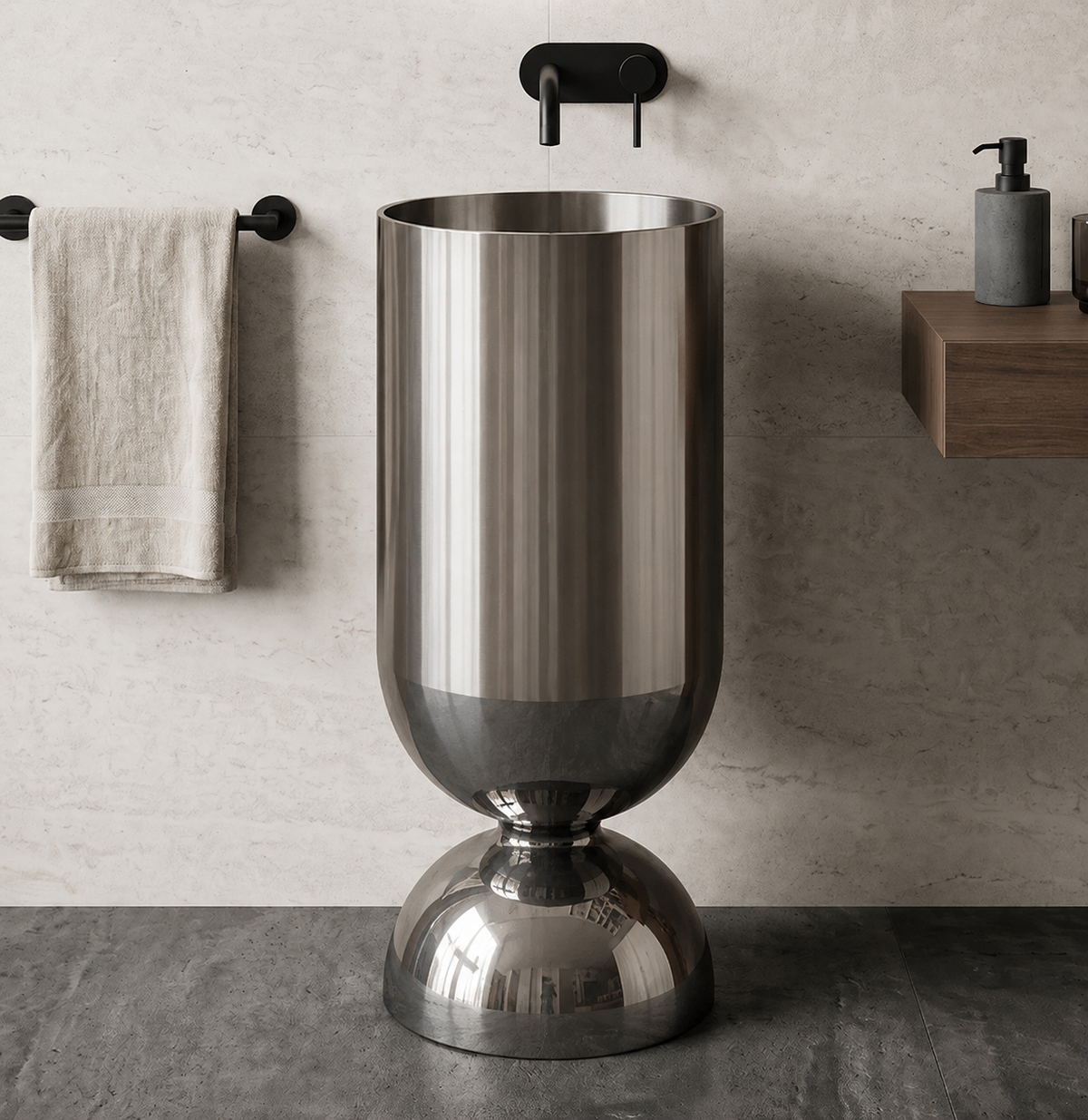 Metal Pedestal - Bassino Impex