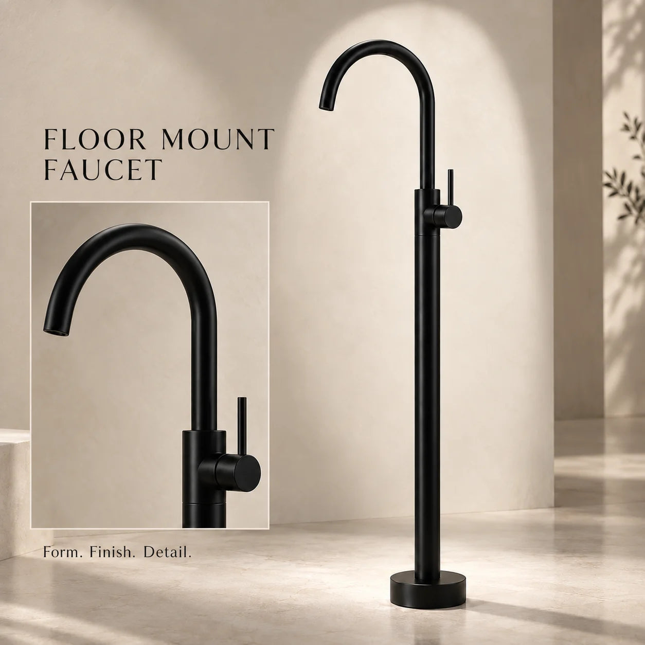 Floor Mounted Tap & Faucet