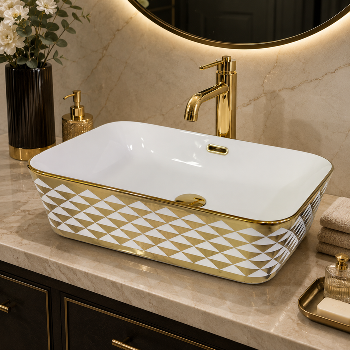Designer Table Top Basin (22 x 15 x 5  in) BTT-1000