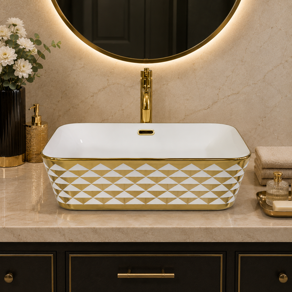 Designer Table Top Basin (22 x 15 x 5  in) BTT-1000