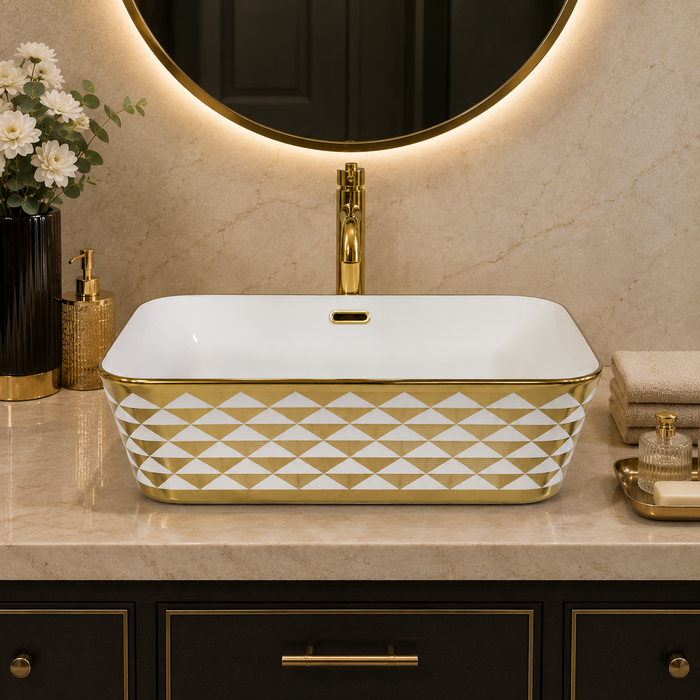 Designer Table Top Basin (22 x 15 x 5  in) BTT-1000