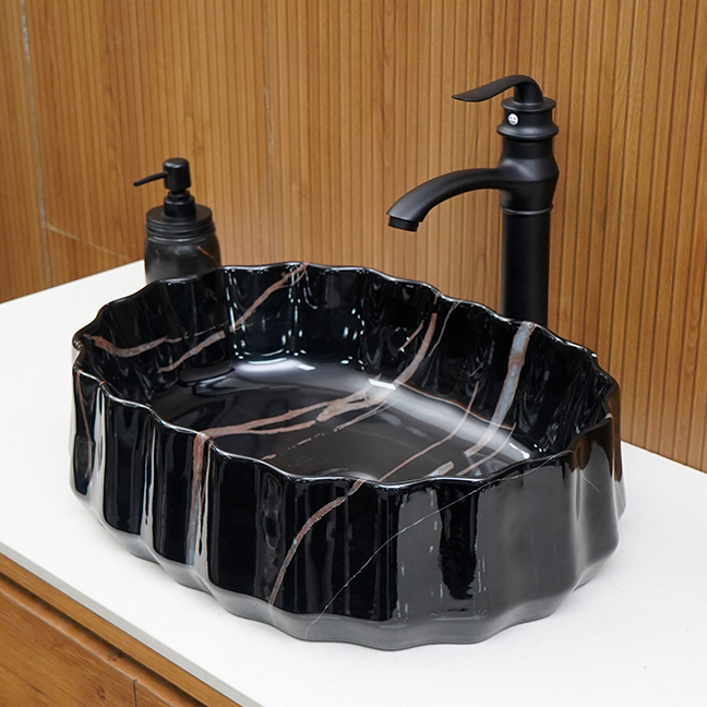 Designer Table Top Basin (20 x 15 x 6 In),BTT-11252