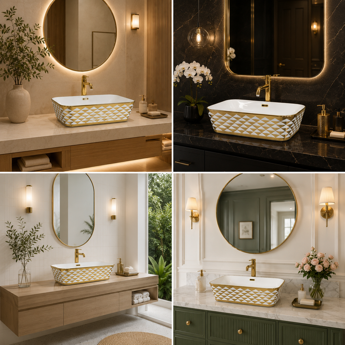 Designer Table Top Basin (22 x 15 x 5  in) BTT-1000