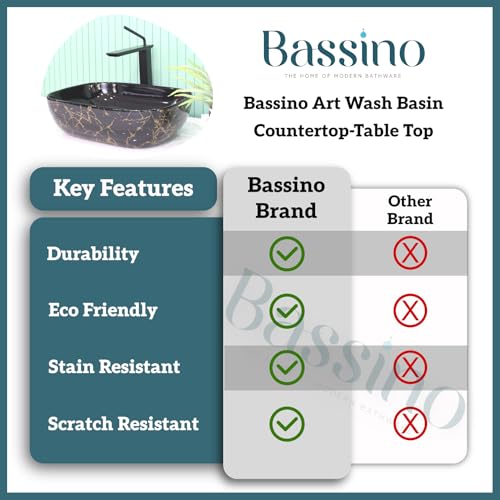 Premium Designer Table top Wash Basin (18x13x5.5 In) BTT-11406-IN