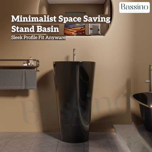 Ceramic Pedestal Wash Basin,BPB-655,size-18x18x32 Inch