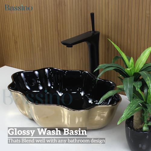 Premium Designer Table top/Counter top Wash Basin/Vessel sink (20x12x5.5 In) BTT-11105