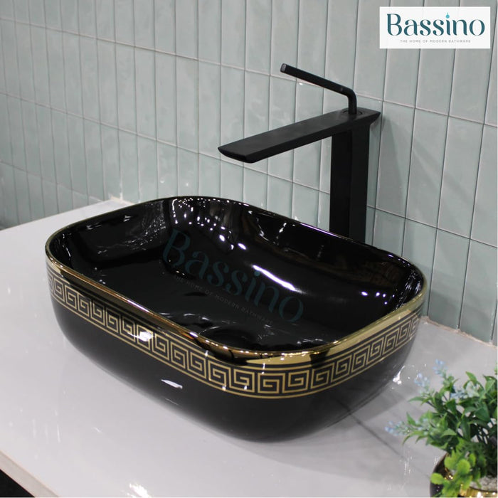 Premium Designer Table top Wash Basin (18x13x5.5 In) BTT-0195-IN