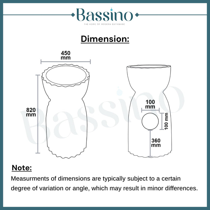 Ceramic Pedestal Wash Basin,BPB-756,size-18x18x33 Inch