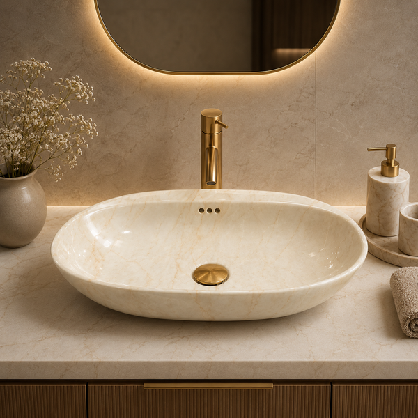 Designer Table Top Basin (24 x 14 x 5  in) BTT-907