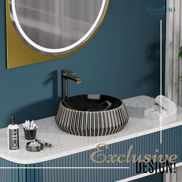 Designer Table Top Basin (16x16x6 Inch) BTT-11402-IN