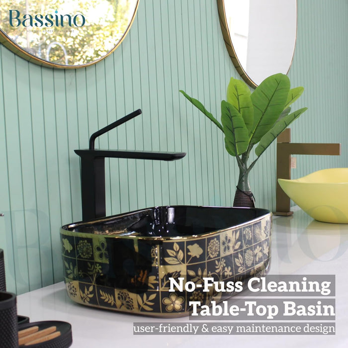 Designer Table Top Basin (16x12x6 Inch) BTT-11368-IN
