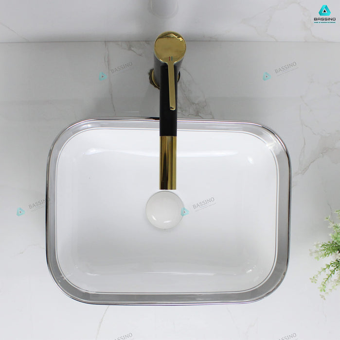 Premium Designer Table top/Counter top Wash Basin/Vessel sink (16x12x6 In) BTT-1420