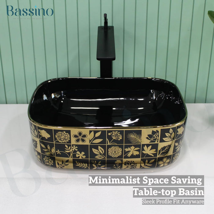 Designer Table Top Basin (16x12x6 Inch) BTT-11368-IN