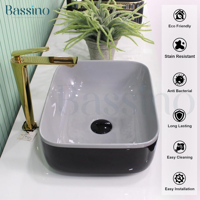 Designer Table Top Basin (16x12x6 In) BTT-11420-IN