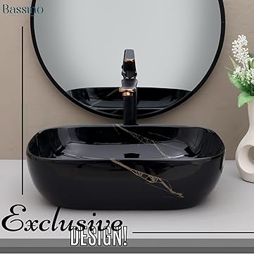Premium Designer Table top Wash Basin (18x13x5.5 In) BTT-797-IN