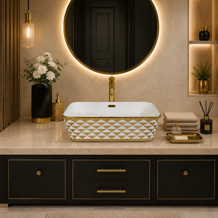 Designer Table Top Basin (22 x 15 x 5  in) BTT-1000