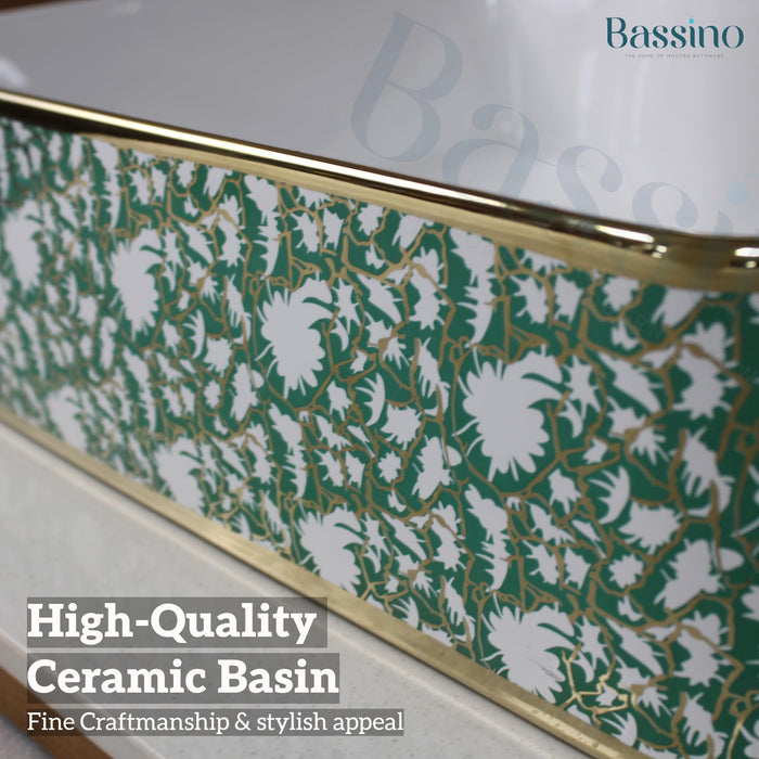 Premium Designer Table top/Counter top Wash Basin/Vessel sink (19x15x5.5 In) BTT-1144