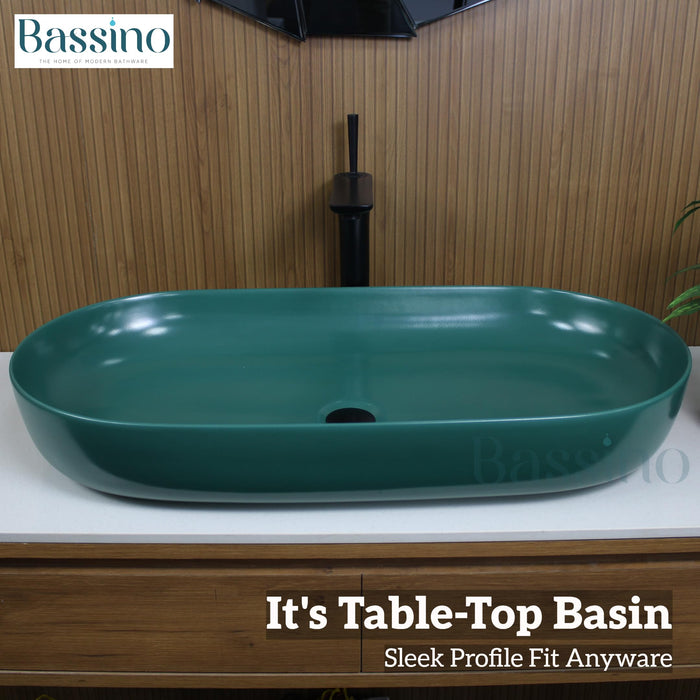 Premium Designer Table top/Counter top Wash Basin/Vessel sink (32X16X5 In) BTT-792-IN
