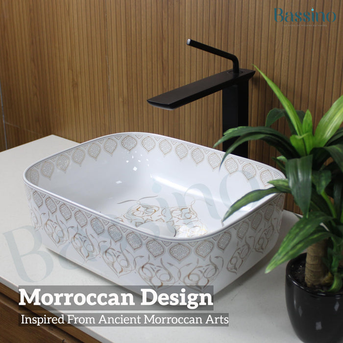 Premium Designer Table top/Counter top Wash Basin/Vessel sink (16x12x6 In) BTT-753-IN