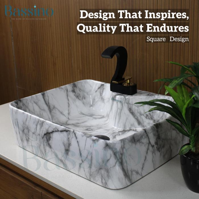 Premium Designer Table top/Counter top Wash Basin/Vessel sink (19x15x5.5 In) BTT-1150