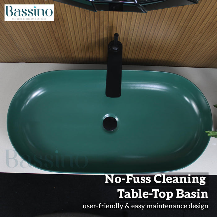 Premium Designer Table top/Counter top Wash Basin/Vessel sink (32X16X5 In) BTT-792-IN