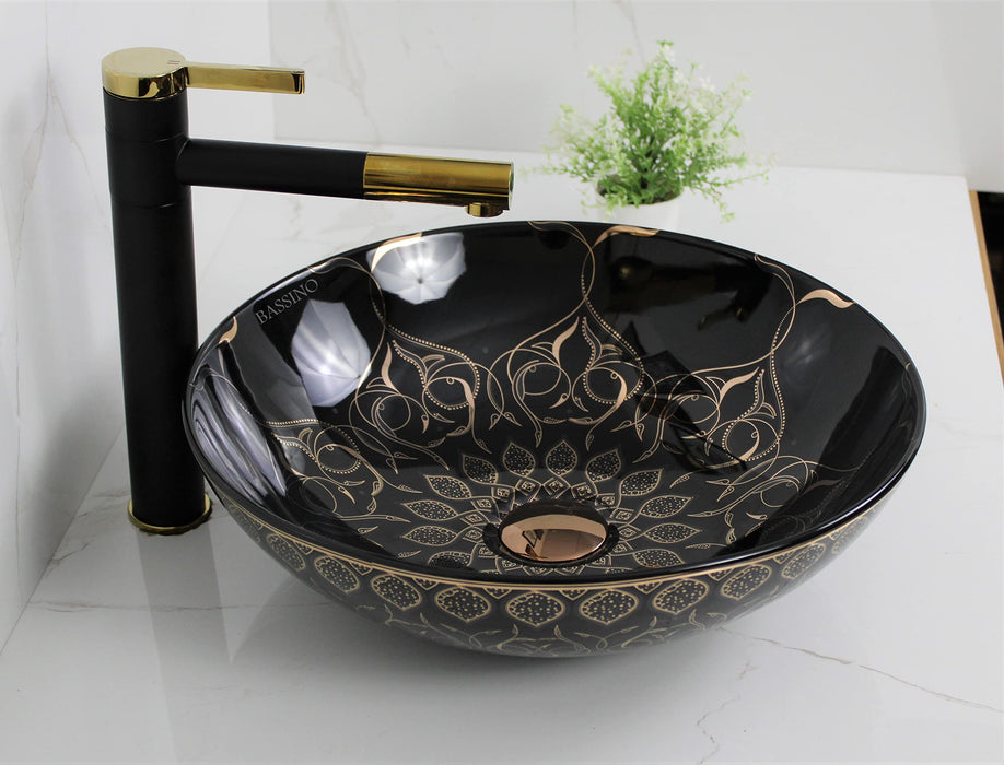 Premium Designer Table top/Counter top Wash Basin/Vessel sink (16x16x6 In) BTT-1369