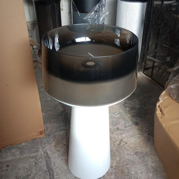 Resin Pedestal Wash Basin,size-20x20x36 Inch
