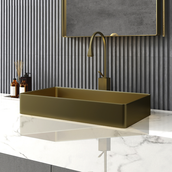 Antique Rectangle Stainless Steel Wash Basin