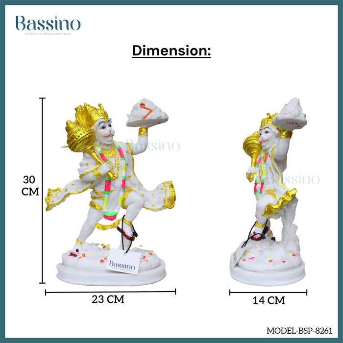 Hanumanji idol/statue for home and office,table top decor item,Hindu Religious Statue