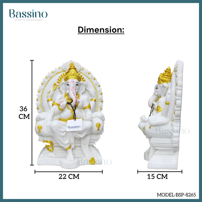 Lord Ganesha idol/statue for home and office,table top decor item,Hindu Religious Statue