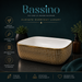Bassino 16" x 12" Luxury Rectangular Countertop Wash Basin