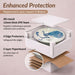 Bassino Peacock Design Round Countertop Wash Basin