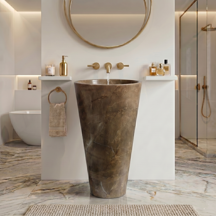 Bassino Round Pedestal Basin
