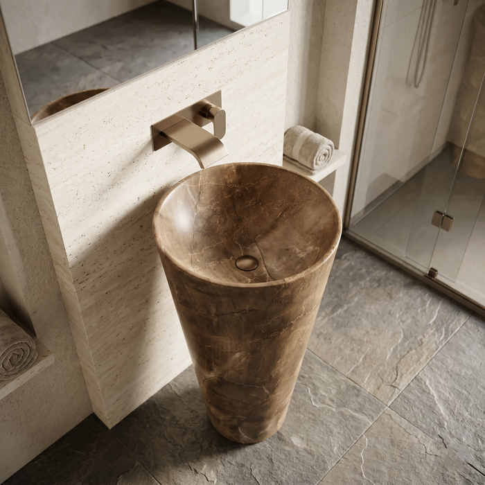 Bassino Round Pedestal Basin