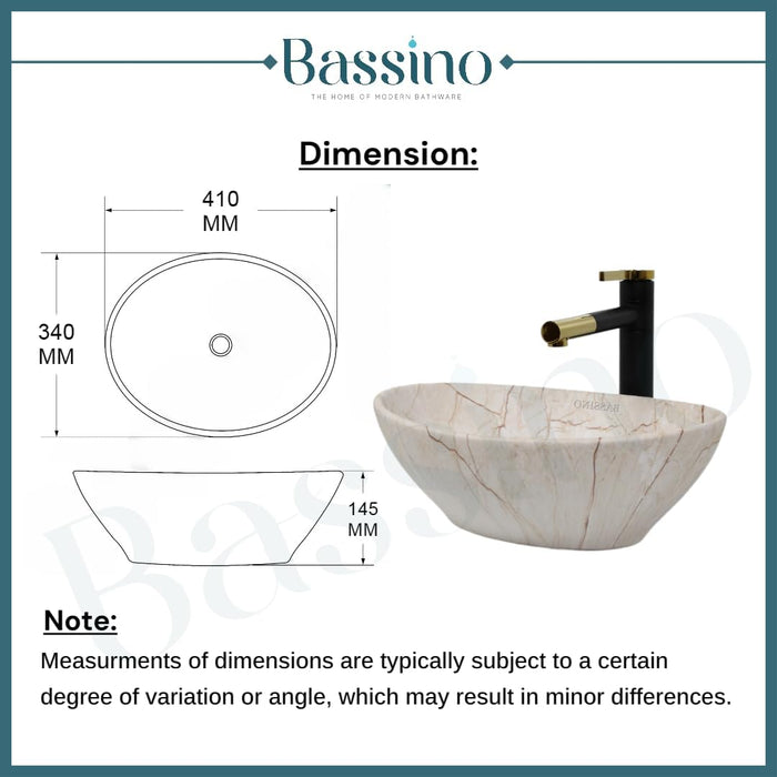 Boat-Cut Shape Counter Top Wash