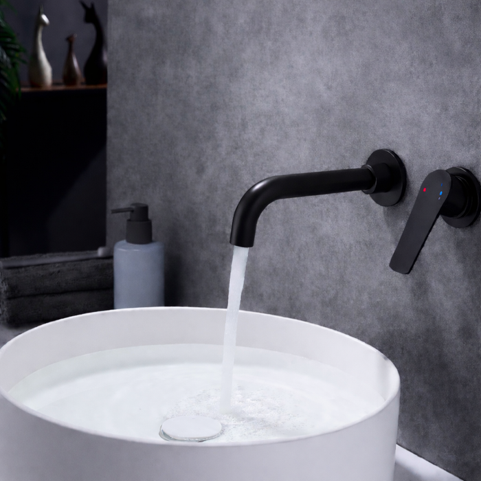 BASSINO MARK Concealed Basin Hot & Cold Mixer Faucet | 3 Years Warranty Black