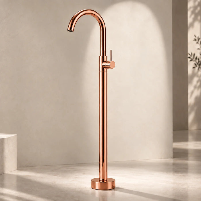 Bassino Free Standing Basin Mixer Tap –  Floor Mounted Faucet for Pedestal Basins
