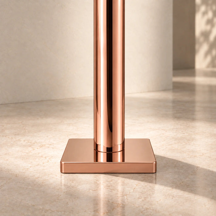 Bassino Luxury Floor-Mounted Bathtub Mixer Tap – Premium Tall Body Freestanding Bath Filler | Elegant Gold Finish | High-Flow Spout | Modern Designer Bathroom Faucet for Bathtubs