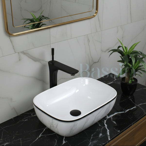 Premium Designer Table top/Counter top Wash Basin (18x13x5.5 In) BTT-857-IN