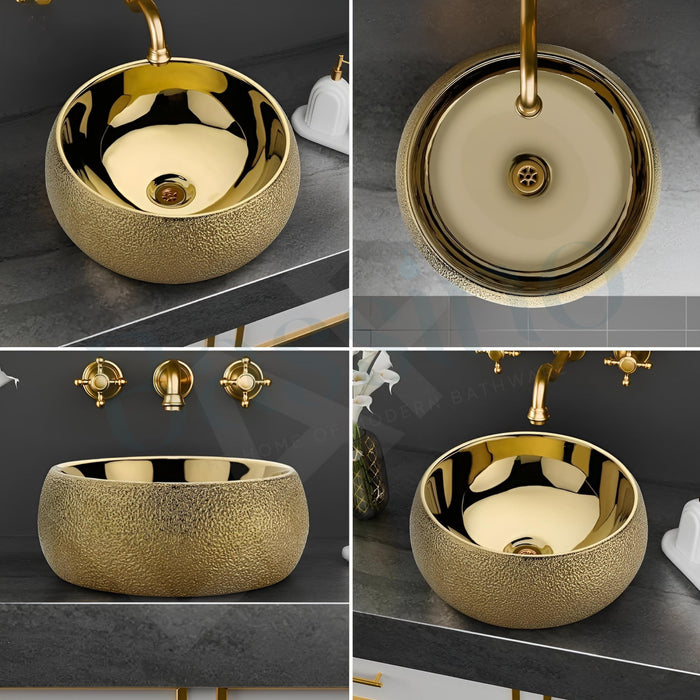 Premium Designer Table top/Counter top Wash Basin/Vessel sink (16x16x6 In) BTT-1171