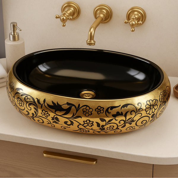 Premium Designer Table Top Wash Basin (24x16x6 In)