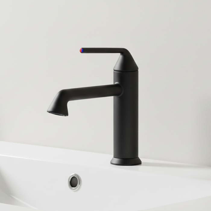 BASSINO CLASSIC Short Body timeless elegance Basin Faucet | 3 Years Warranty Black