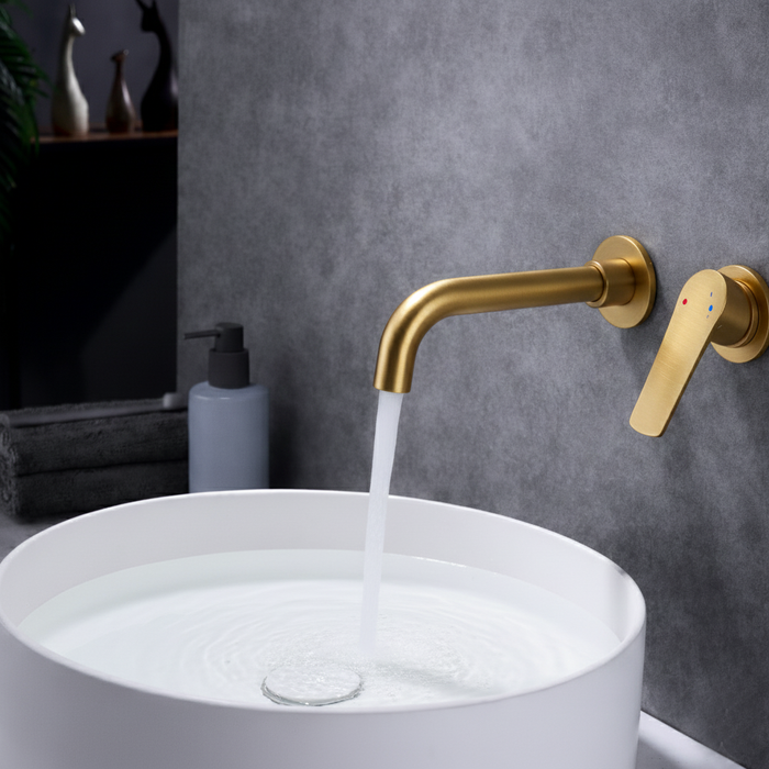 BASSINO MARK Concealed Basin Hot & Cold Mixer Faucet | 3 Years Warranty Gold