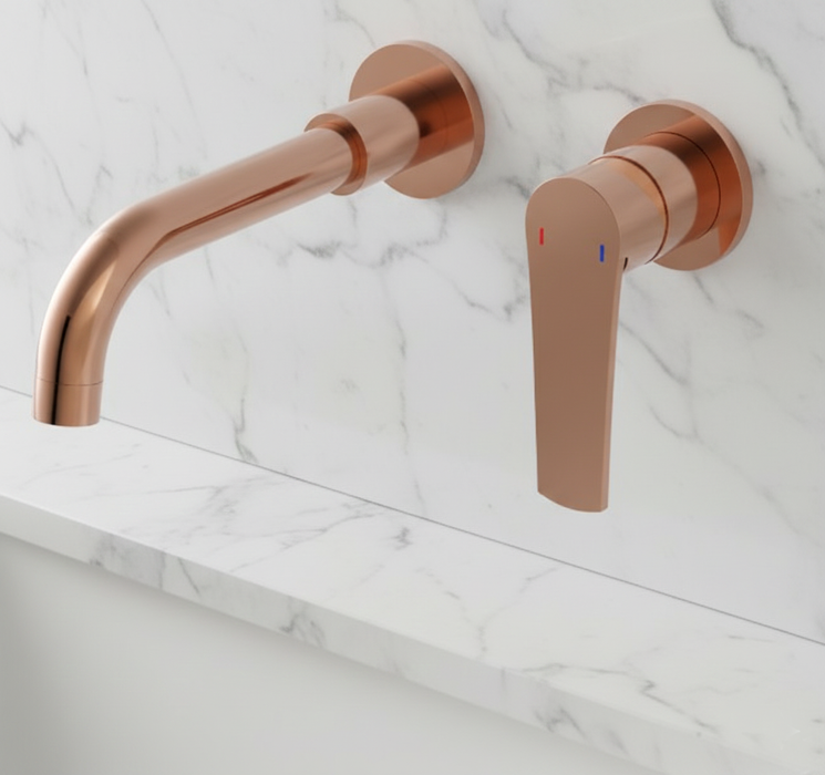 BASSINO MARK Concealed Basin Hot & Cold Mixer Faucet | 3 Years Warranty Rose gold