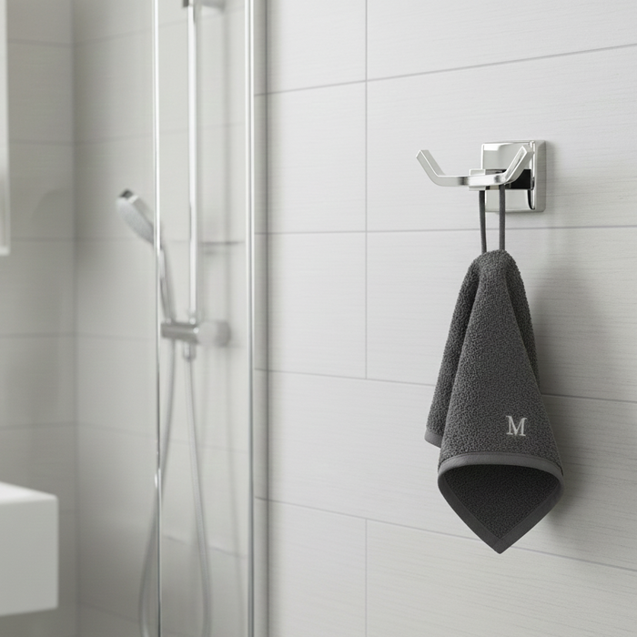 BASSINO Stylish Robe Hook For Bathroom-SS 304-CHROME FINISH