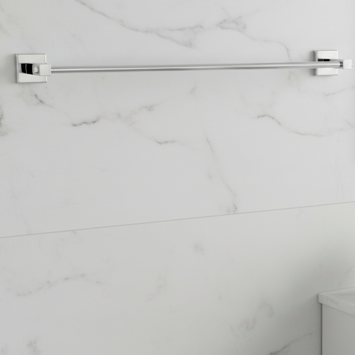 BASSINO Stylish Towel Rod For Bathroom-SS 304-CHROME FINISH