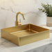 Gold Stainless Steel Wash Basin 
