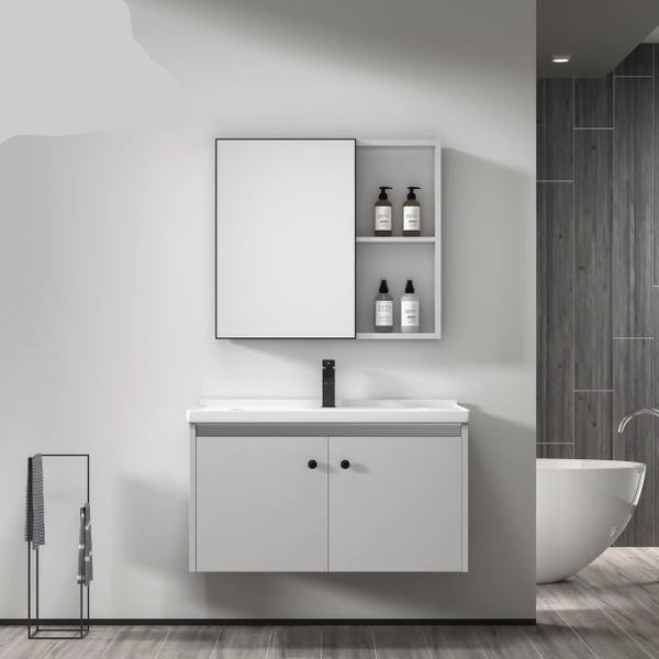 Premium Bathroom Vanity Cabinet with Ceramic Basin & Mirror – Available in 2 Sizes 800mm