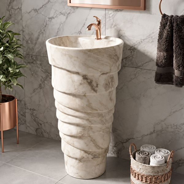 Ceramic Pedestal Wash Basin,BPB-646,size-15x15x34 Inch