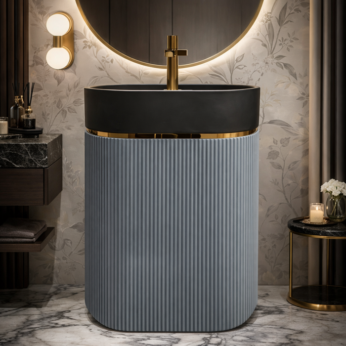 Luxury Artificial Pedestal Basin 